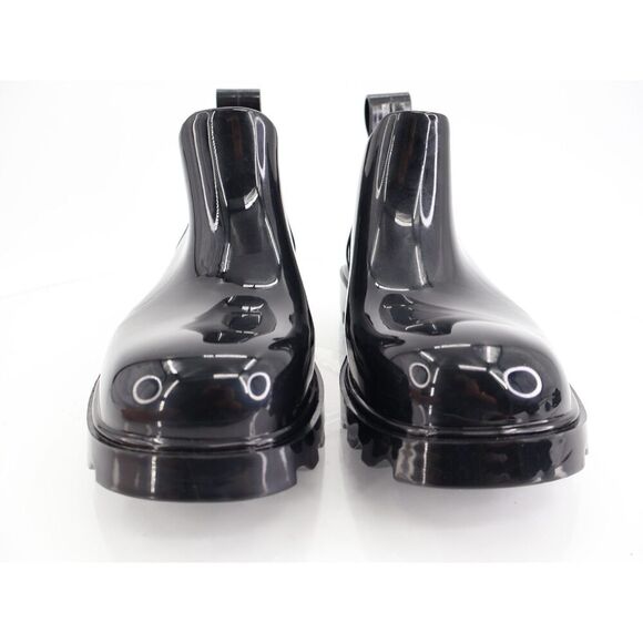 Free People High Street Water Resistant Rain Boot Black Size 37 6 Rubber Slip On - Picture 2 of 11